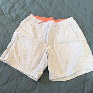 Birddogs light blue shorts with orange lining